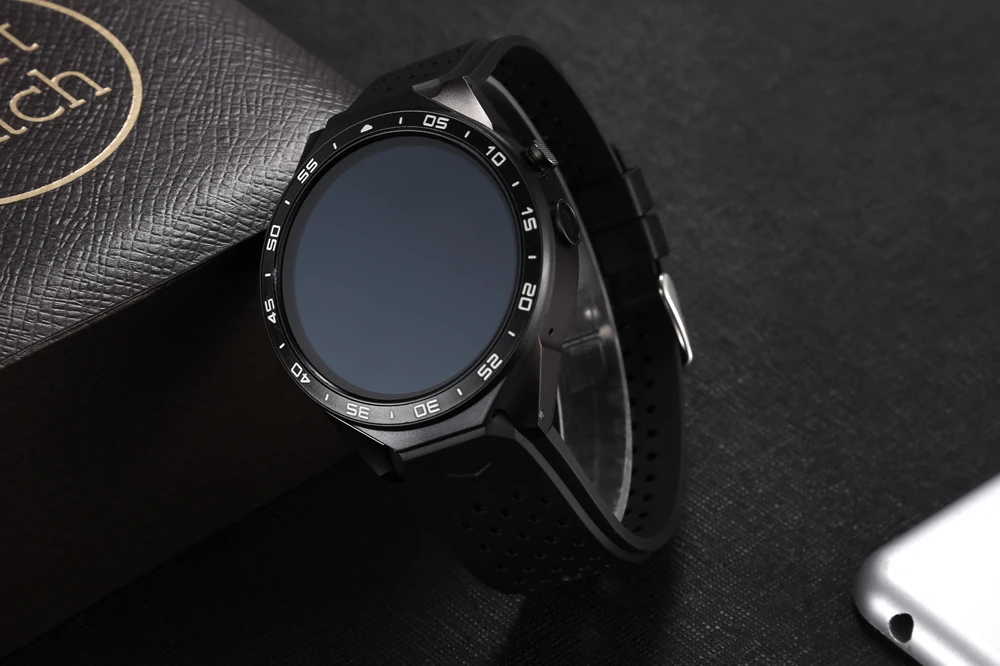 KingWear KW88 Android 5,1 1,39 дюймов Amoled экран 3g Smartwatch телефон 4 ядра 512 Мб оперативная память Гб встроенная gps тяжести сенсор шагомер