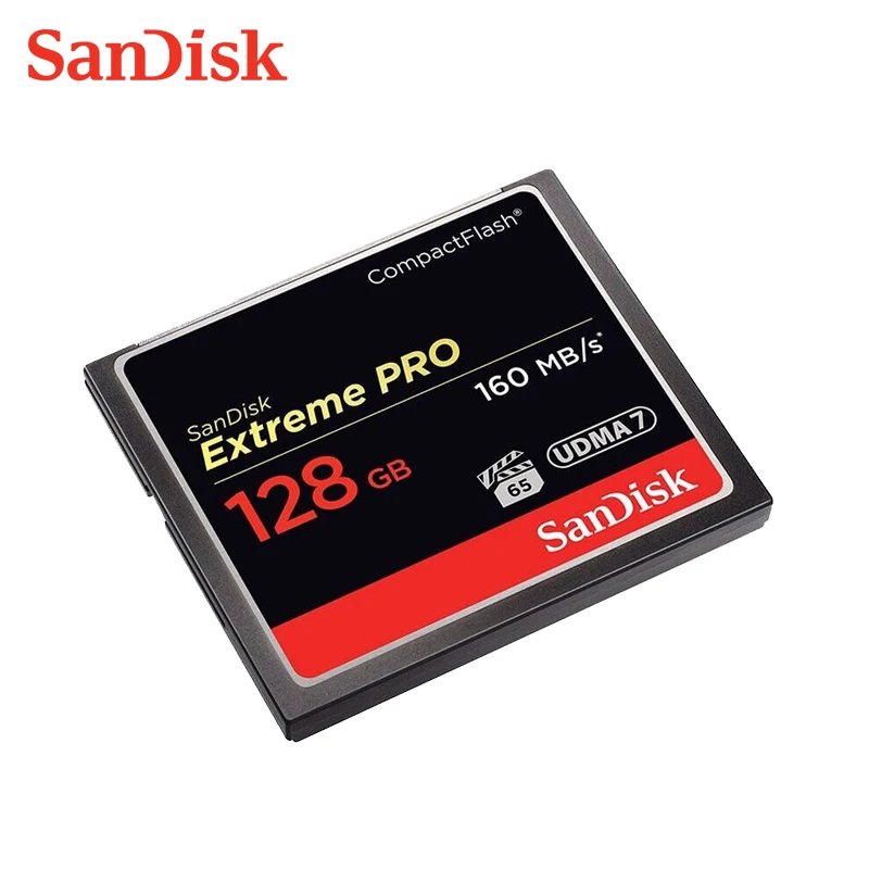 Карта памяти SanDisk 16 GB CF карта extreme PRO 32 GB Высокое Скорость 64 Гб компактный адаптер для флэш-карт для DSLR и HD видеокамера 128 GB