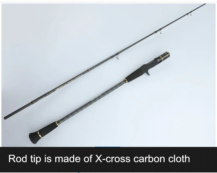 Vara de Pesca Mavllos Lento Jigging 2 Seção L.w. 25-250g 100-350g Ultra Light Spinnning Saltwater Fishing Fundição Rod 1.95 m ml - 28 Varas de pescar