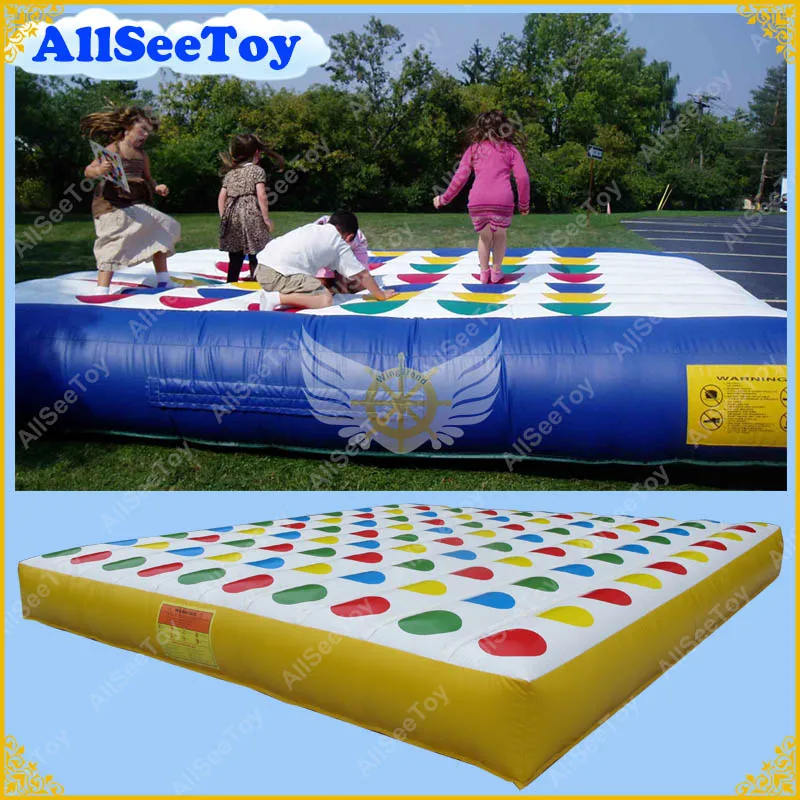 Giant Twister Spel, 5 meters Twister Volwassenen, Opblaasbare Twister Spel - Speelgoed Hobbies