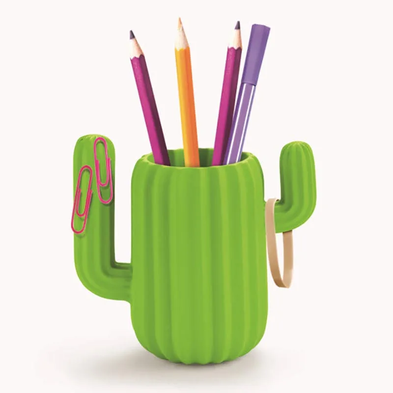

Multi-function Cactus Design Side Magnetic Pen Holder Desk Organizer Desk Sorter Storage Box Room Decor Pencil Holder