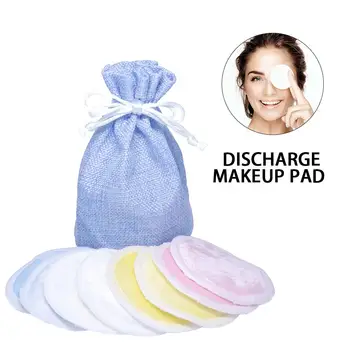 

16pcs/set Cotton Rounds Reusable Chemical Free Cotton Pad Washable Makeup Remover Cotton Pad For Sensitive Skin Daily Cosmetics