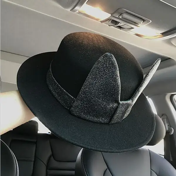 Xongkoro High Quality Ladys Formal 100 Wool Hat Girls bowknot Cap Flat Top Hats Grey Black