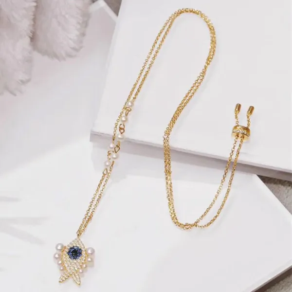 

Designer Fashion 925 Sterling Silver Jewelry 3A Cubic Zirconia Party Adjustable Necklace