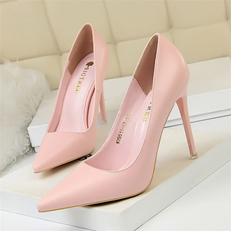 office shoes pink heels