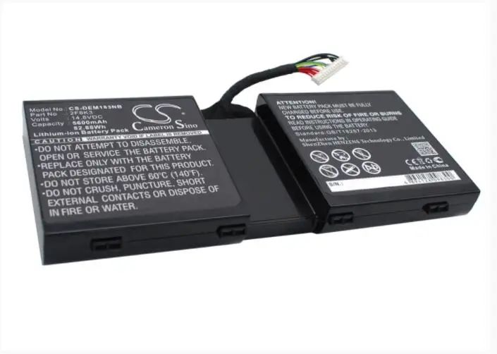 

Cameron Sino 5600mah battery for DELL Alienware 17 18 M17X R5 M18X R3 02F8K3 0G33TT 0KJ2PX 2F8K3