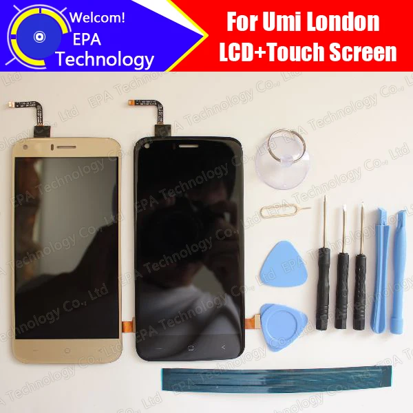 Umi London LCD Display Touch Screen Digitizer 100 Original Tested LCD Screen Glass Panel For London
