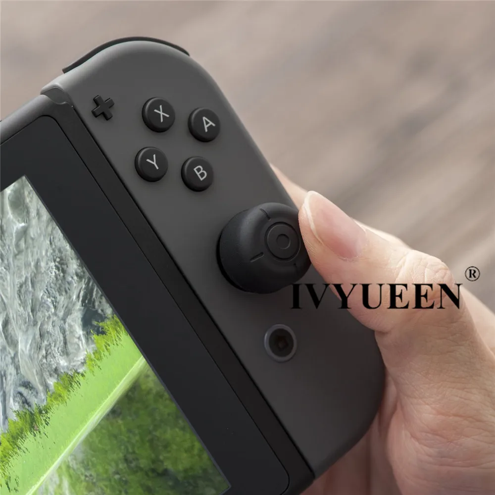 Крышка контроллера IVYUEEN для переключателя kingd NS Lite Mini JoyCon, аналоговые ручки для большого пальца, колпачки для kingdoswitch Lite Joy Con