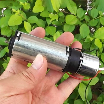 

DC 12V 0.3A 3300rpm Strong magnetic DC micro motor Rare earth NdFeB magnet high torque motor with brake brake self-locking