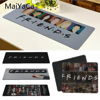 

MaiYaCa Cool New Friends TV Durable Rubber Mouse Mat Pad Locking Edge Mousepad Mat Keyboard Mat Table Pad For Dota 2