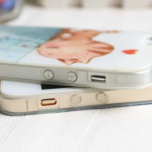 Phone Cases Cover For iPhone 6 6s 5 5s SE 7 4 4s Back Case Fundas Cute Animal 19
