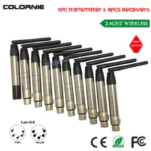 DHL 5Pin 2,4G DMX 512 DJ беспроводной передатчик и приемник освещение управление вечерние US