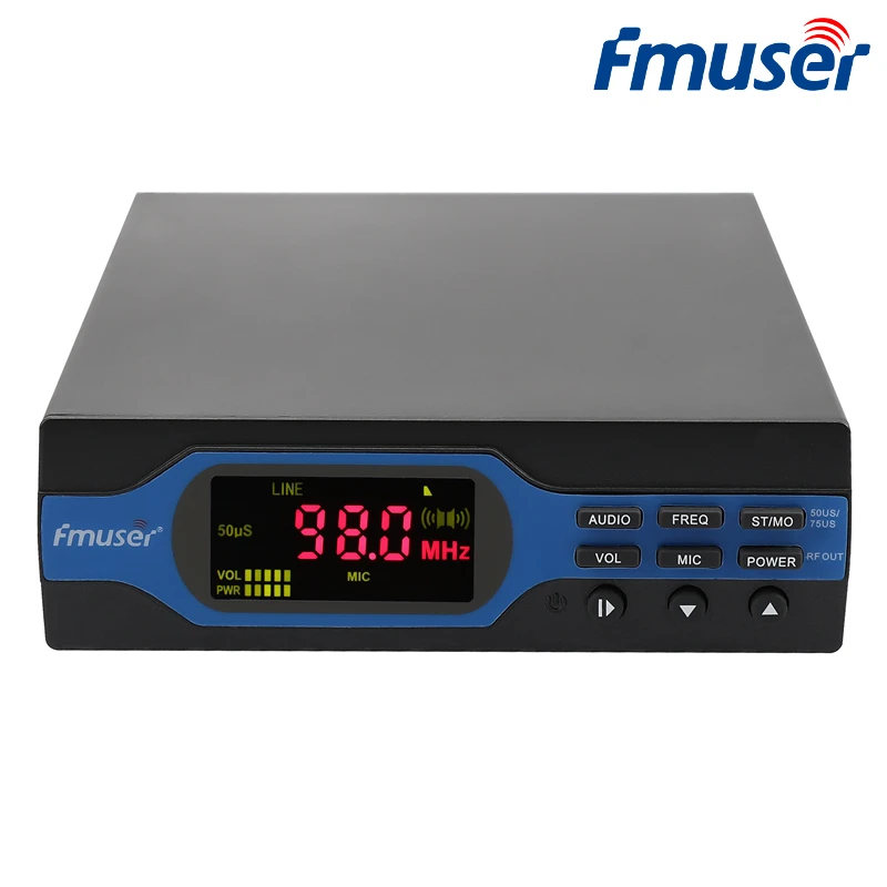 FMUSER FU X01B 1 Вт PLL fm передатчик оптовая продажа для небольшой радиостанции TF + Bluetooth MP3