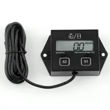 Più nuovo Car Digital Engine Tach Contagiri Contaore con Filo Induttivo per Auto Moto Del Motore Motore A Corsa di Trasporto di Goccia
