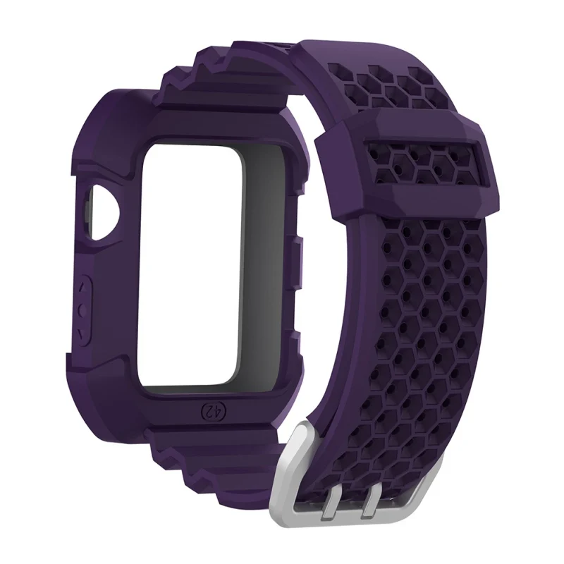 Силиконовый ремешок для Apple Watch band спортивный браслет наручных часов iwatch 3/2/1 42 мм 38