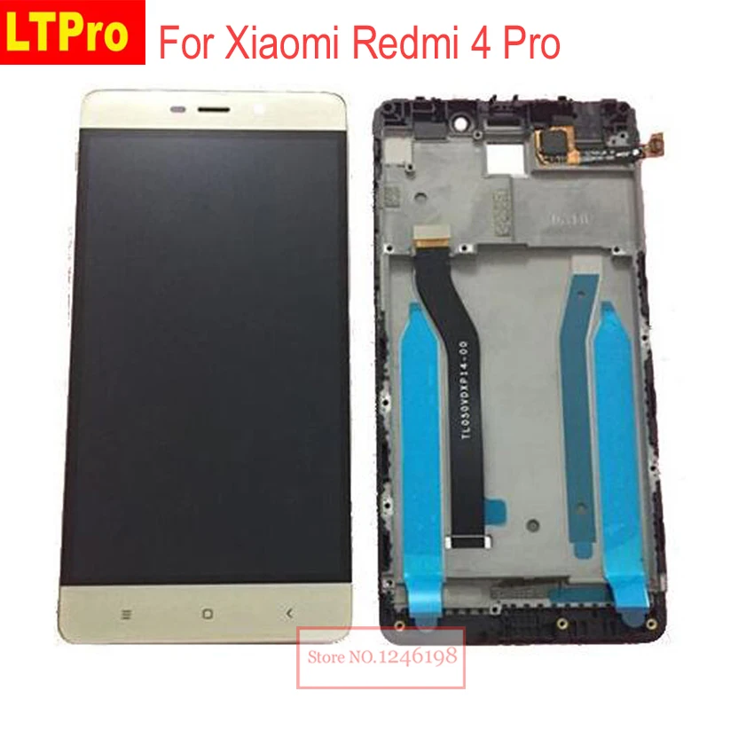 Black Gold 5 0 NEW Full LCD Display Touch Screen Digitizer Assembly With Frame For Xiaomi