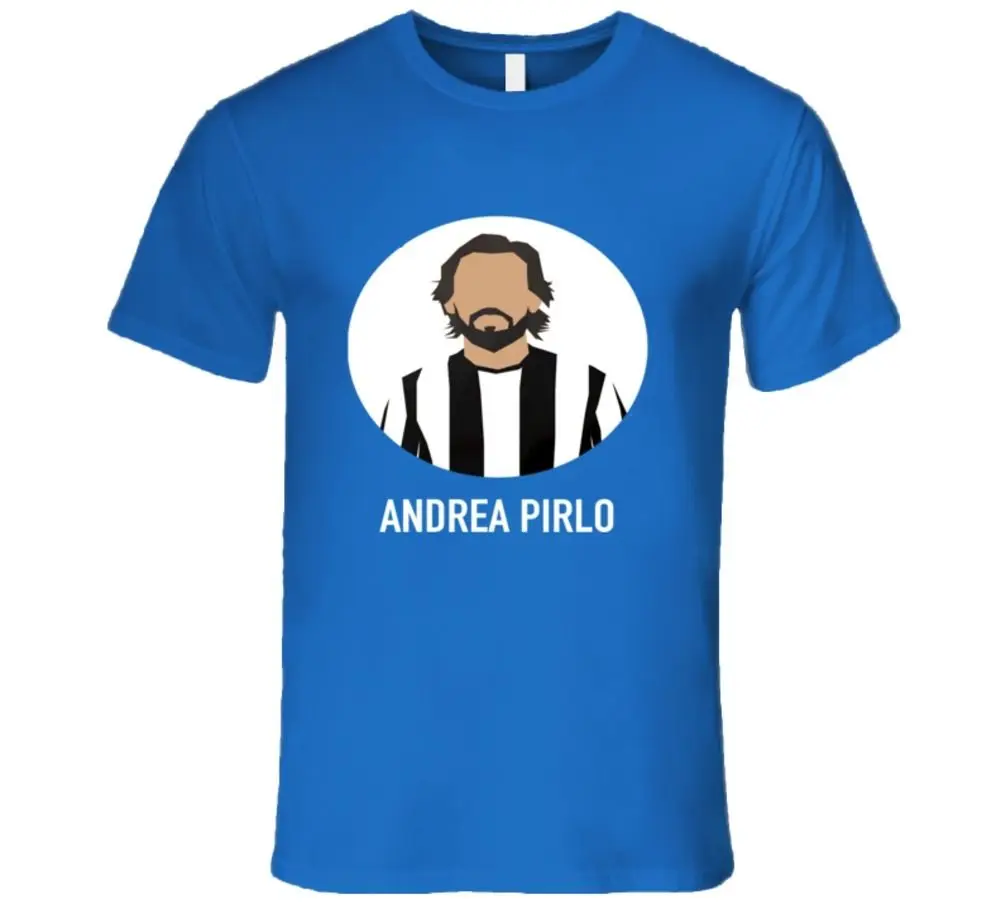 Gildan ANDREA pyrlo MIDFIELDER JUVE итальянская футболка с лучшим проигрывателем | Мужская