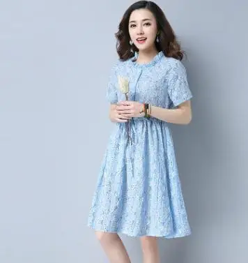 

Literary Fresh Floral A-line Maternity Dresses 2020 Spring Summer Fashion Short Sleeve Maternity Dress for Pregnant Women
