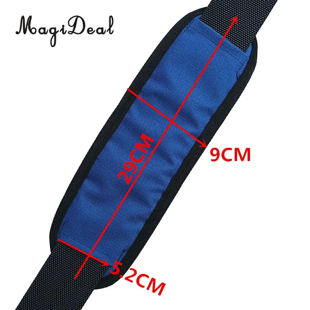 MagiDeal 1Pair Anti-slip Padded Cushion for Shoulder Strap Sling Bag Sports Waist Backpack for Hiking Backpacking Camping Travel