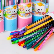 Милая каваи ручка цвета воды кисть Copic Маркер для манги хайлайтер дети живопись Канцтовары Школьные принадлежности для творчества моющиеся