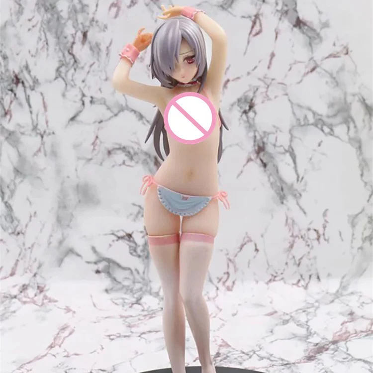 

Anime Q-Six Akeiro Kaikitan Velvet Soft Breast Sexy Girl PVC Action Figure Collectible Model doll toy 24cm