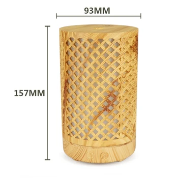 

-100Ml Aroma Essential Oil Diffuser Ultrasonic Cool Mist Humidifier Air Purifier 7 Color Change Led Night Light For Office Ho