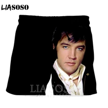 Модные панк повседневные аниме для отдыха в стиле рок, для мужчин, поп, женщин, детей, спортивные хип-хоп Элвиса Пресли, Топ Harajuku, пляжные тренировочные брюки, шорты, E788