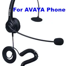 Колл-центра гарнитуры для офиса RJ9 Подключите гарнитуру для AVAYA телефон 1608 1616 2402 2401 2420 4601 4602 4620 4621 4625 9610 9620