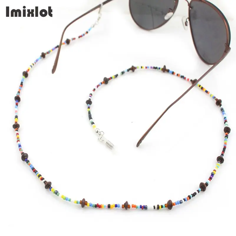 Buy Women Fashion Eyeglass Chains Colorful Beads
