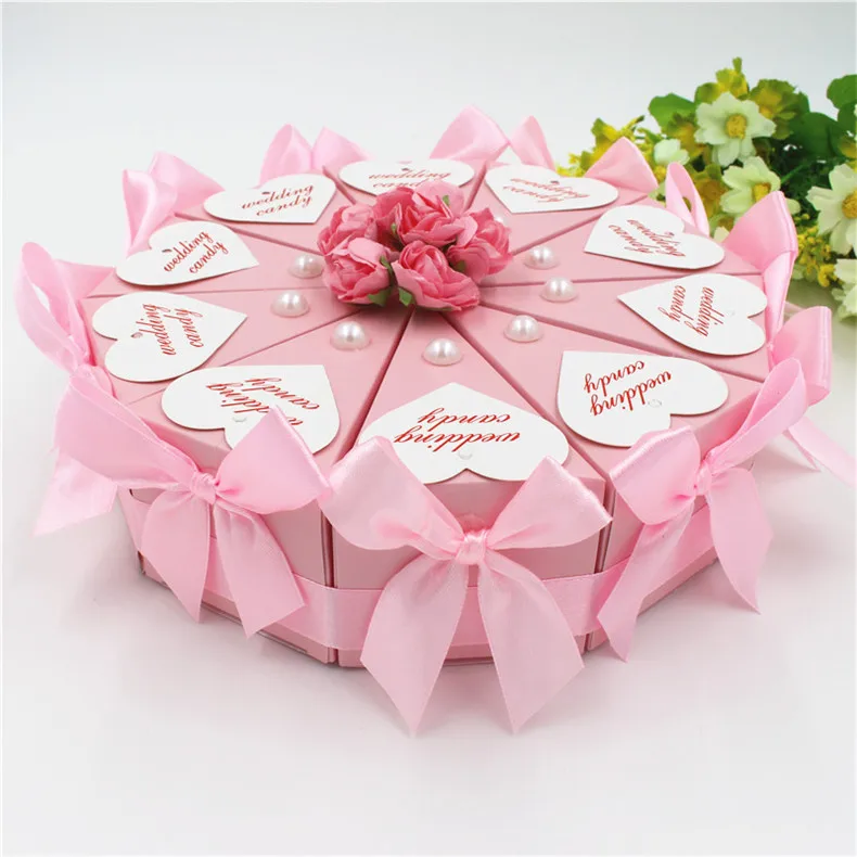Силиконовые формы для выпечки коробки свадебные конфеты коробка для хранения продуктов контейнер подарочный бумажный пакет Свадебная вечеринка поставки 2 размера 10 шт/набор