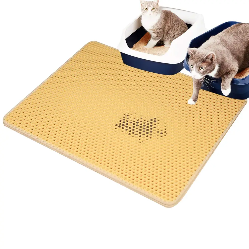 

Upgraded Cats Litter Mats Anti-urine EVA Double-Layer Waterproof PU Edges Cats Litter Mat DC120