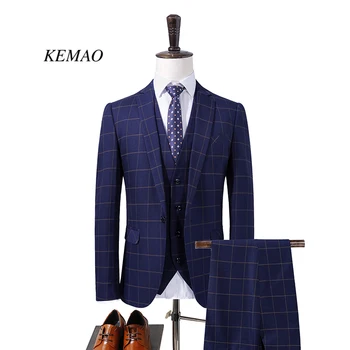 

Tuxedo gown plaid for men male smart fit human wedding formal tuxedo suits /prom siuts