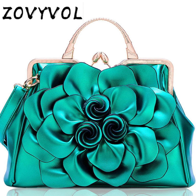 

ZOVYVOL 2019 Fashion Luxury Wedding Bags for Women Luxury Handbags Women Bags Designer with Floral