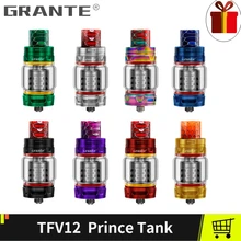 Grante TFV12 Prince Atomizer Vape Tank With 810 Drip Tip Mouthpiece TFV12 T10 Coil Vaporizer Electronic Cigarette For SMOK MAG Grante TFV12 Prince Atomizer Vape Tank With 810 Drip Tip Mouthpiece TFV12 T10 Coil Vaporizer Electronic Cigarette For SMOK MAG