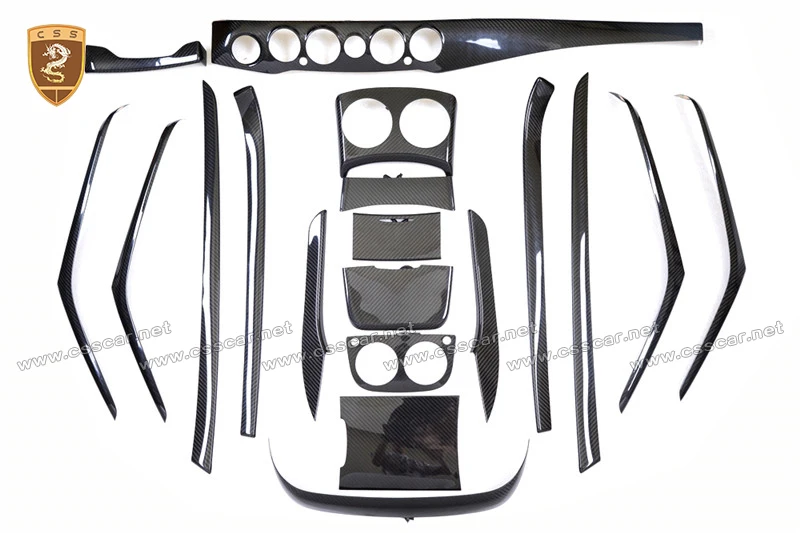 

Dry Carbon For W222 Interior Dashboard Trim Cover CF High quality Instrument Panel Set Fit For Benz W222 2010 11 12 13 14 15 16