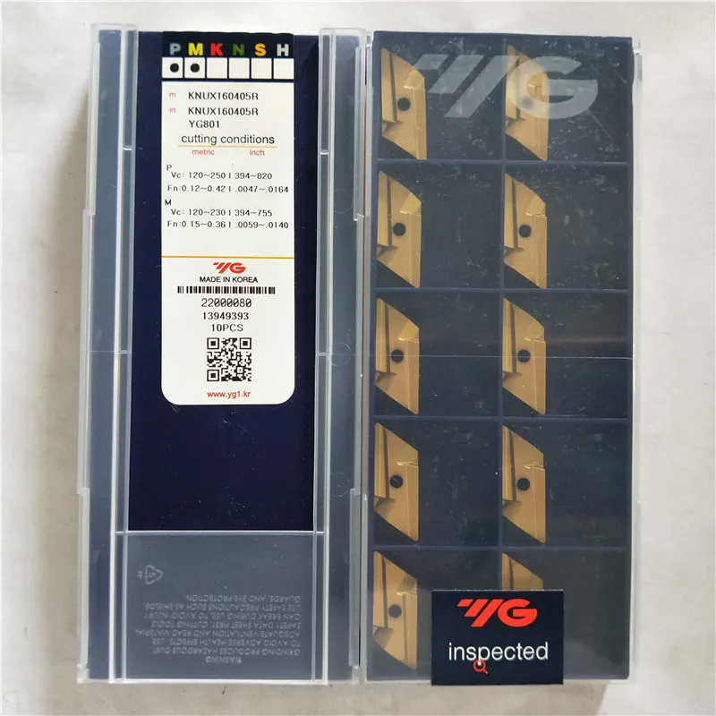 

KNUX160405R YG801 YG replacement of LAMINA KNUX 160405 R LT10 CNC blade carbide insert lathe tool 10pcs/lot free shipping