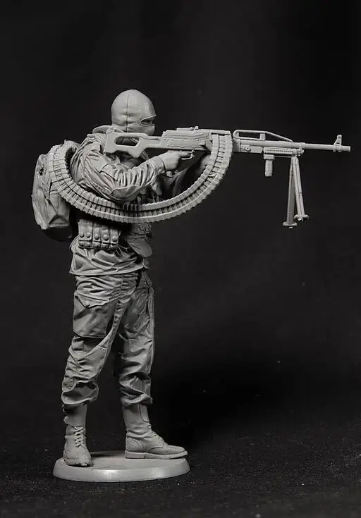 

Unpainted Kit 1/16 120mm Russian soldier in modern --120mm figure Historical Resin Figure miniature garage kit