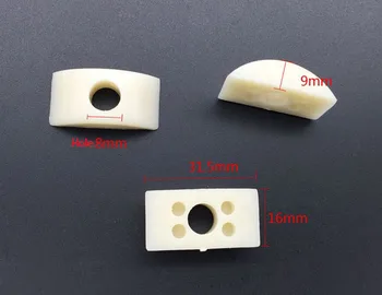 

M8 Crescent plastic washer arch semicircle furniture larger dining table full thread pole connector washer nylon