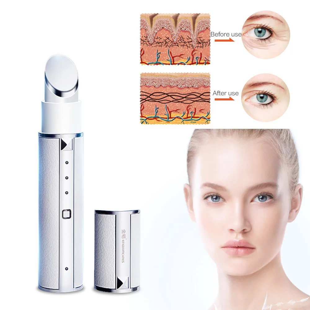 Medical Red Light Eye Massage Pen Thermal Face Soothing Massage