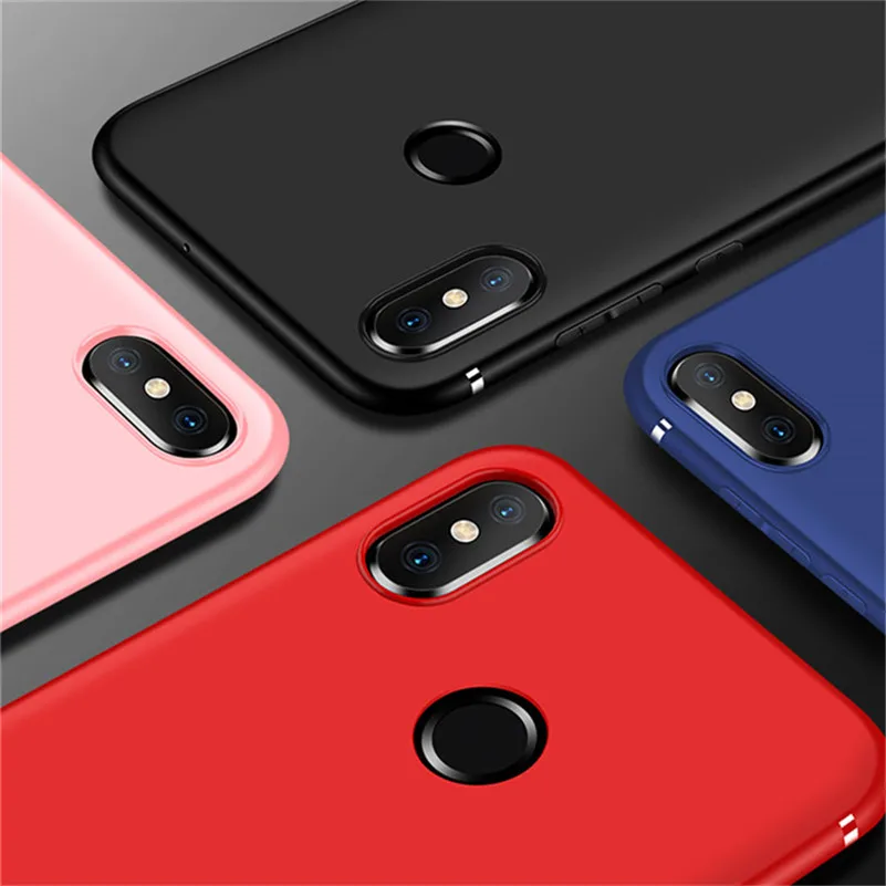 Матовый чехол из ТПУ для Xiaomi Mi 8 Lite SE Redmi Note 5 5x A1 6X A2 Mix 2S 2 6A 6 Pro S2 4X 4 4A 5A Plus чехлы с