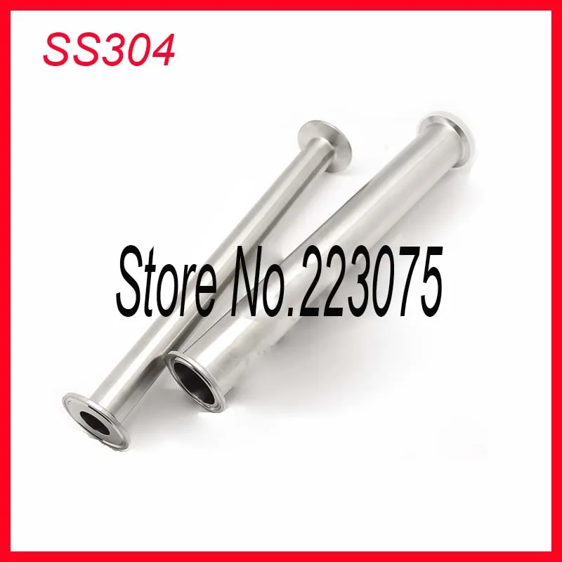 

Long SS304 Clamp End Spool Sanitary Stianless Steel Straight Way Tube Tri Clover Extension Tube 1.5"x6" 1.5"x8"