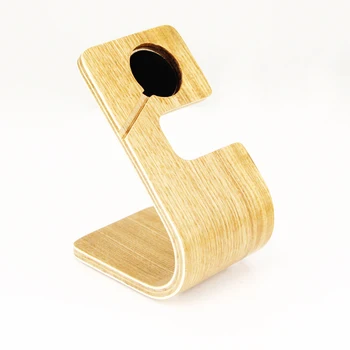 

ZJM For Apple Watch Stand Wood Charger Holder For iPhone 6 Luxury Wood Stand Holder For Apple Watch 38mm 42mm For iPad
