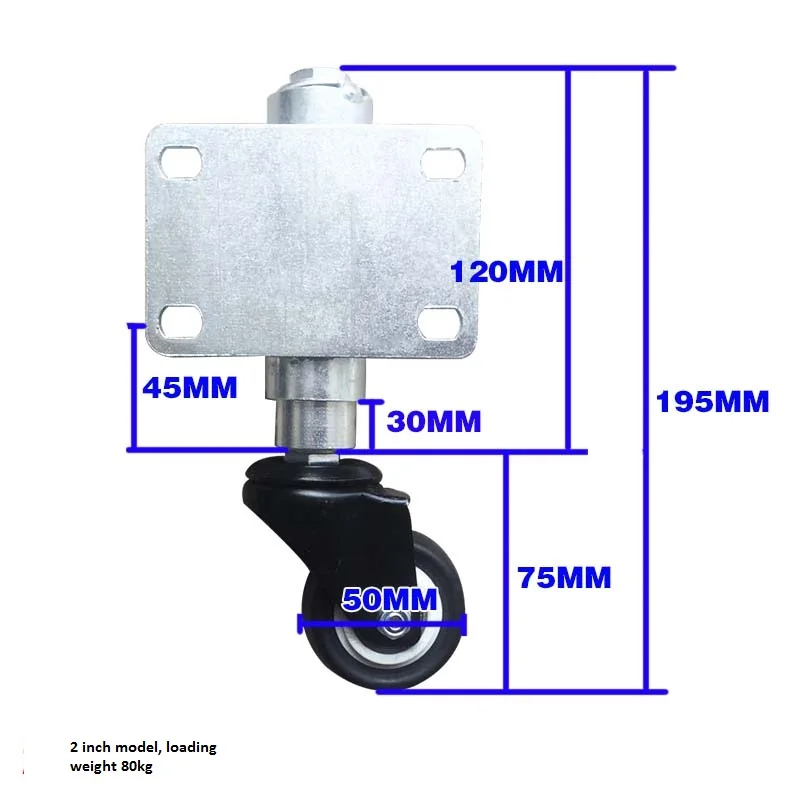 Us 5 13 5 Off 2 Inch Model Spring Loaded Gate Door Jockey Wheel Swivel Castor Roller For Swing Gate Door On Aliexpress Com Alibaba Group