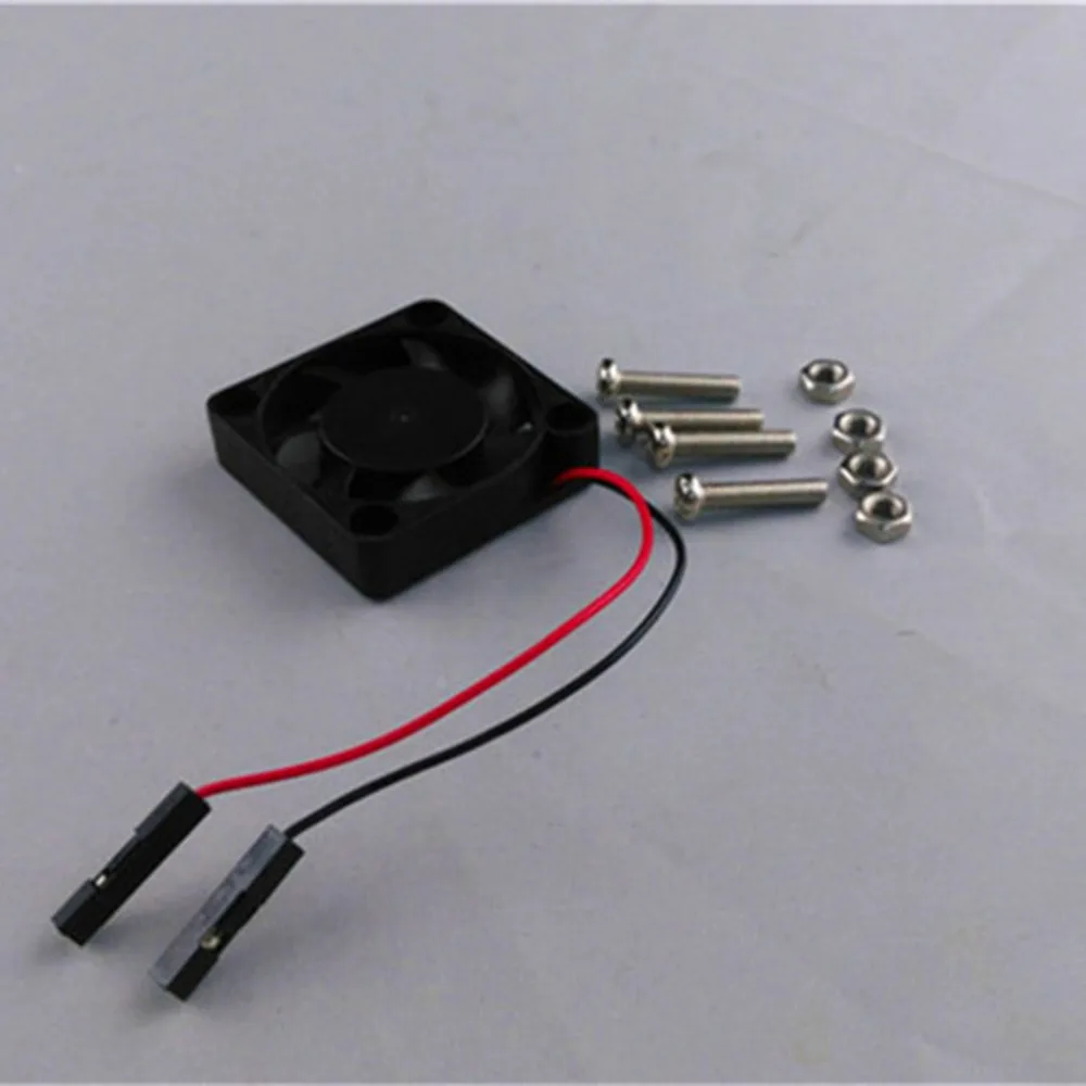 2PIN разъем питания 0.2A тихий вентилятор охлаждения Raspberry Pi 3 Вентилятор 3/5 V
