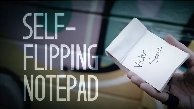 Self-Flipping Notepad (DVD and Gimmick) by Victor Sanz 1