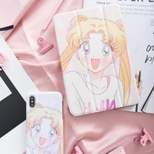 Sailormoon девушка с окошком для экрана для iPad Pro 9,7 11 air 10,5 10,2 12,9 мини-платье на возраст 2, 3, 4, 5, планшет чехол для нового iPad 9,7