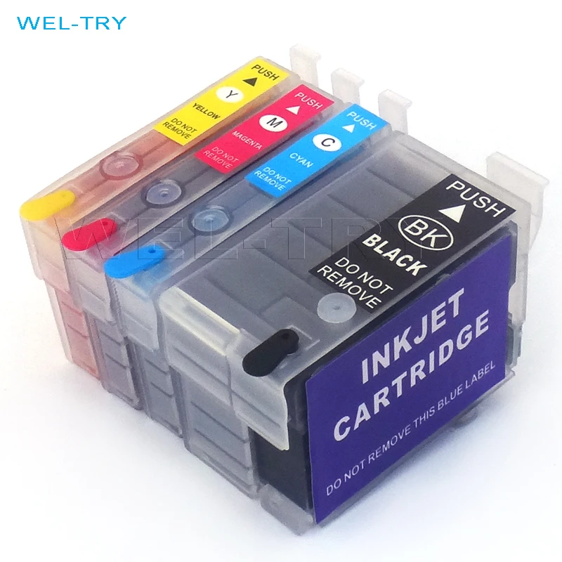 T2521 T2522 T2523 T2524 T252XL1 T252XL4 T252XL T252 252 Заправляемый картридж для EPSON WF 3620 3640 7110 7610 7620