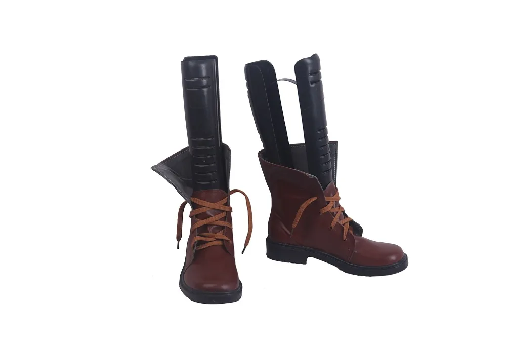 RWBY Oscar Pine Cosplay Boots Brown Shoes Custom Made (2)