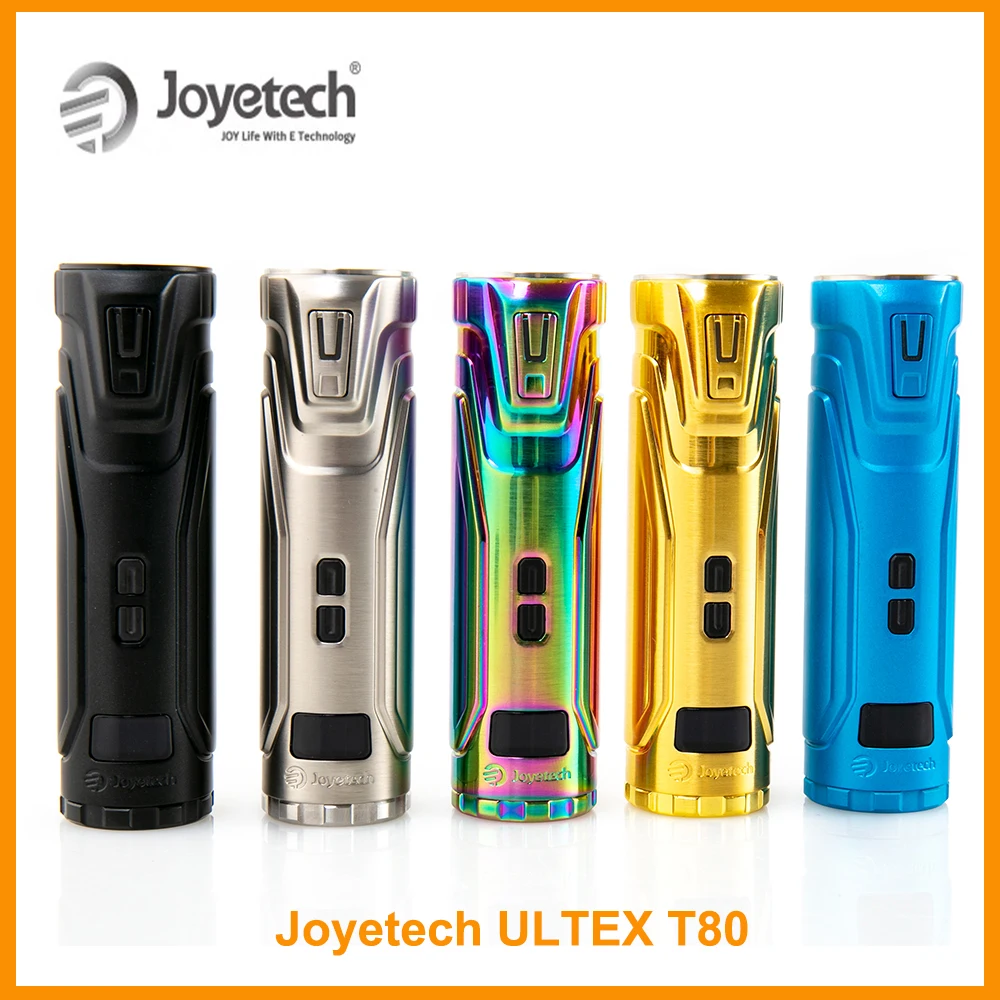 

Original Joyetech ULTEX T80 Battery Output 80W Bod Box powered by 18650 battery not included Vape Pen Electronic Cigarette