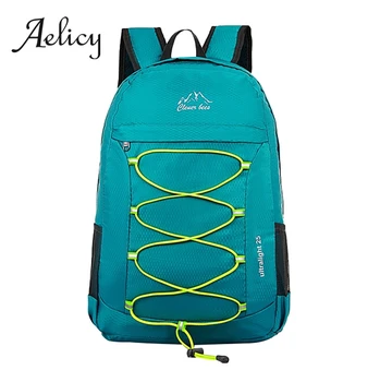 

Aelicy Unisex Convenient Oxford Rucksack Waterproof Travel Folding Backpacks Women Men Hiking Knapsack Bags Large Capacity